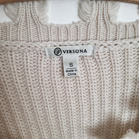 Versona distressed knit sweater - Picture 4 of 5